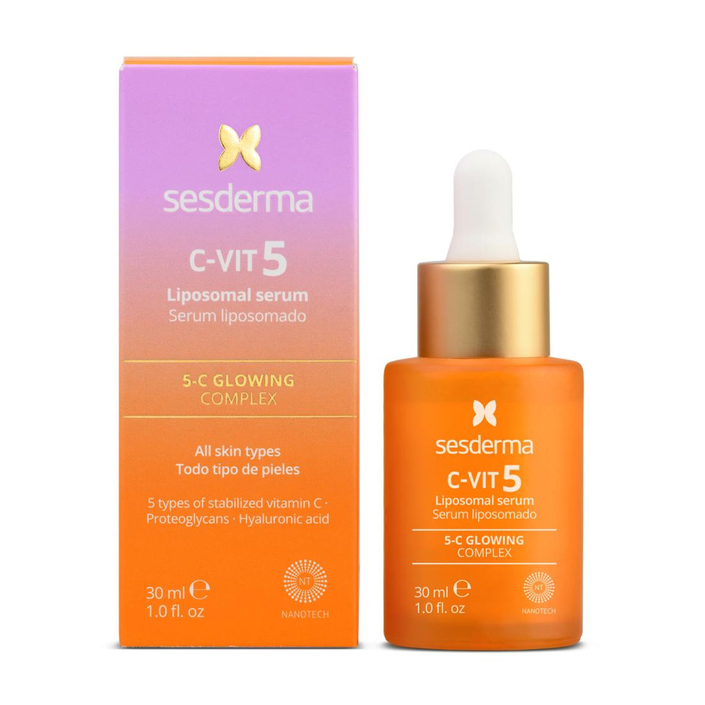 Sesderma c vit 5 lipsomal serum product and package