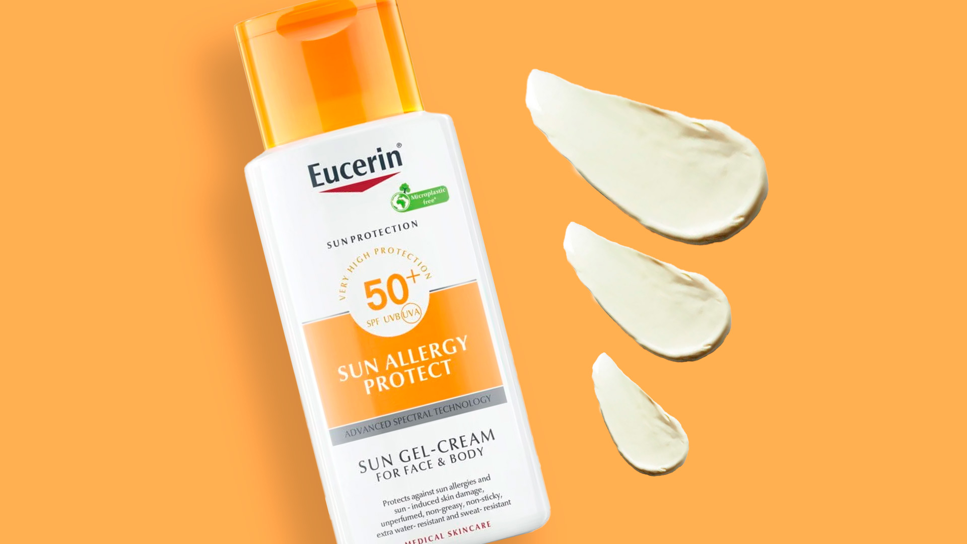 Eucerin Sun Allergy Protect Gel Cream SPF50 Product Package and
